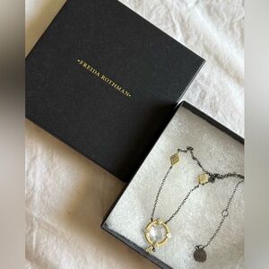 New without tag Freida Rothman mirror stone Necklace